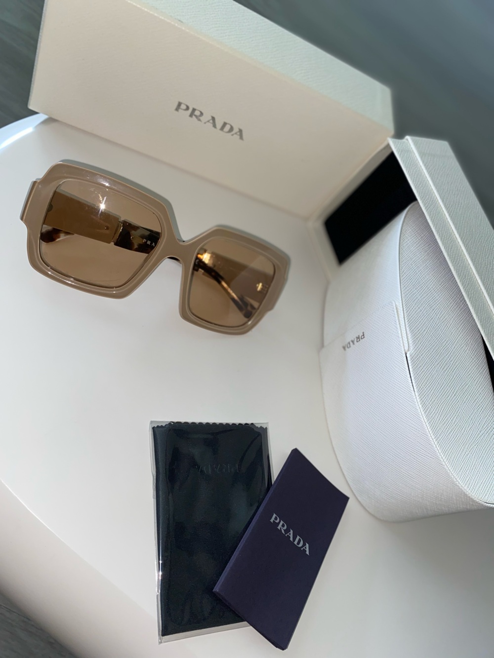 Prada Square Oversized Sunglasses